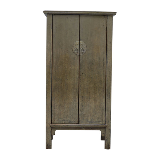 Cabinet high wood gray 2drs - 94x49x198cm - SX0126341